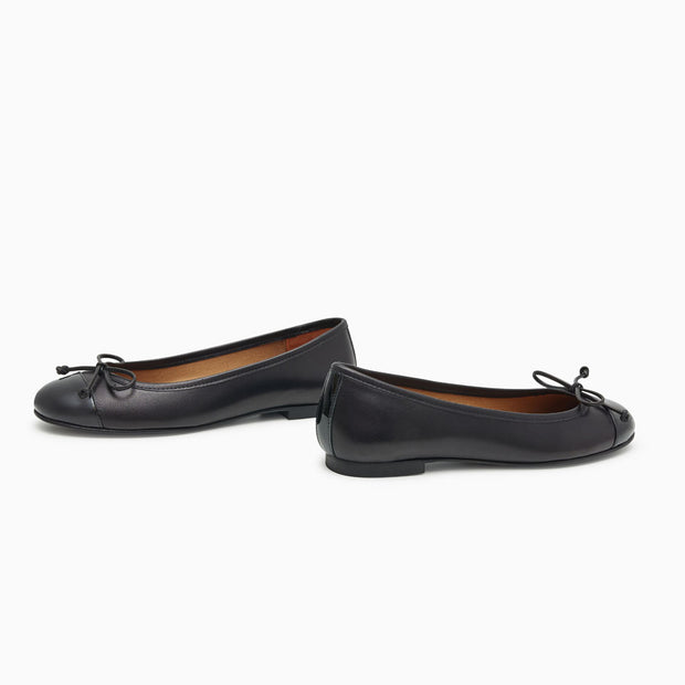 Jon Josef Balmoral Ballet Flat in Black Combo