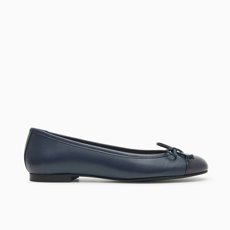 Jon Josef Balmoral Ballet Flat in Navy Combo