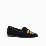 Jon Josef Gatsby Emblem in Navy Velvet