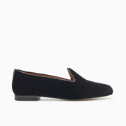 Jon Josef Gentry Loafer Flat in Black Velvet