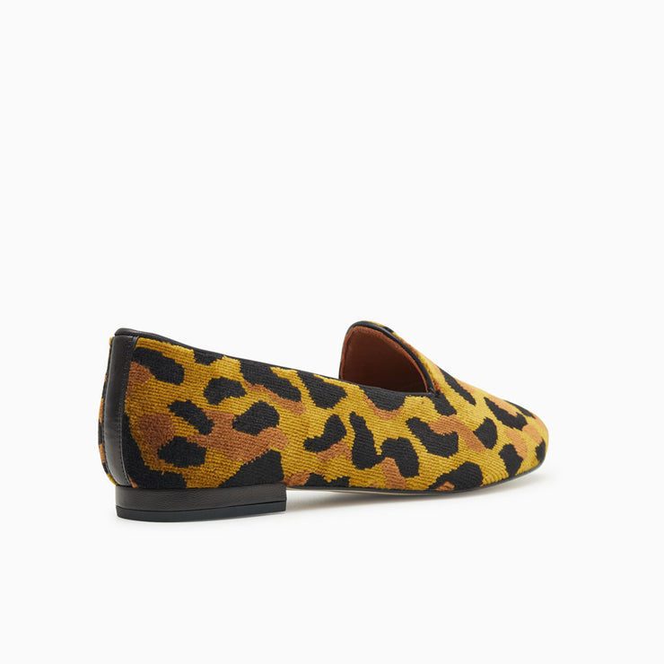 Jon Josef Gentry Loafer Flat in Leopard Tapestry