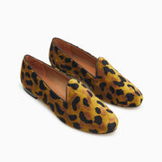 Jon Josef Gentry Loafer Flat in Leopard Tapestry