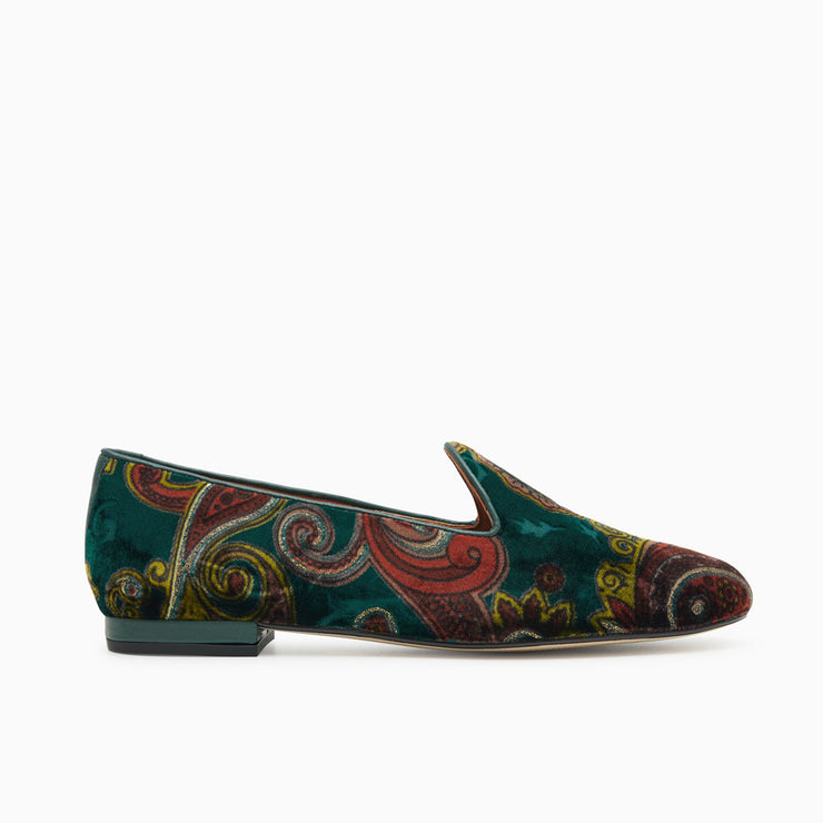 Jon Josef Gentry Loafer Flat in Morrison Green