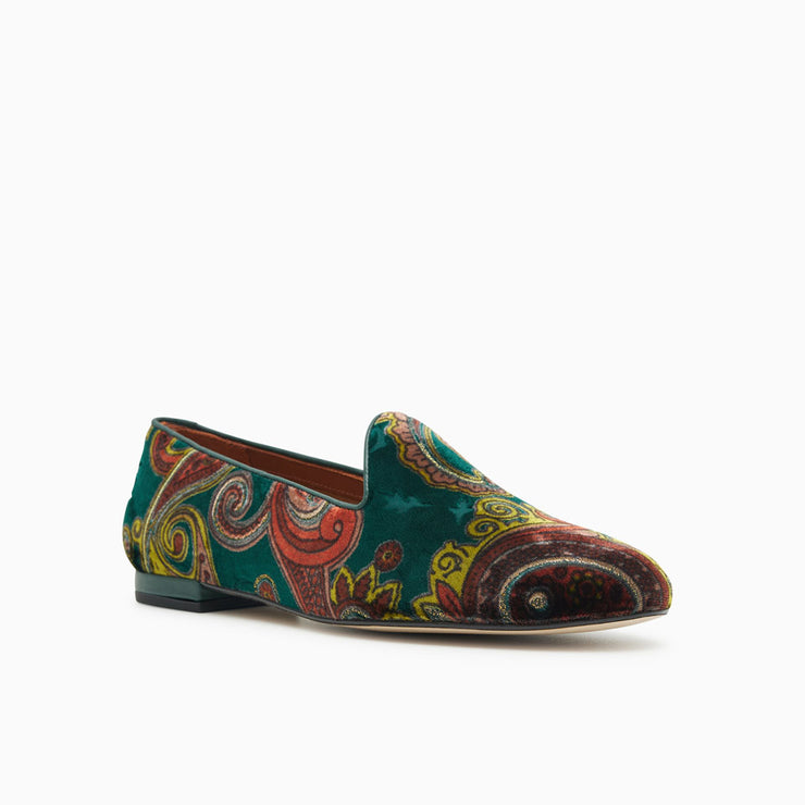 Jon Josef Gentry Loafer Flat in Morrison Green