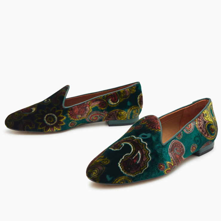 Jon Josef Gentry Loafer Flat in Morrison Green