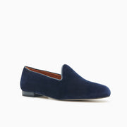 Jon Josef Gentry Loafer Flat in Navy Velvet