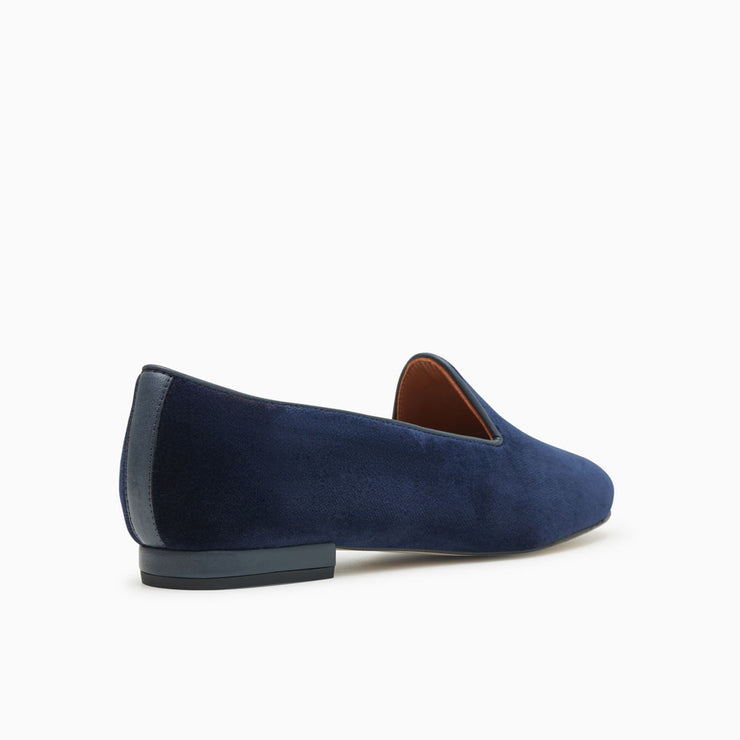 Jon Josef Gentry Loafer Flat in Navy Velvet