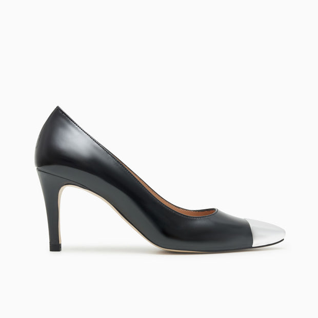 Jon Josef Paris Metal Pump in Black Patent