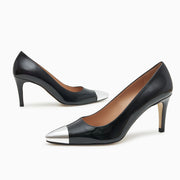 Jon Josef Paris Metal Pump in Black Patent