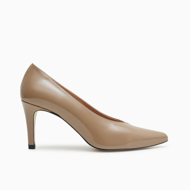 Jon Josef Paris Two Pump in Taupe Suede Combo