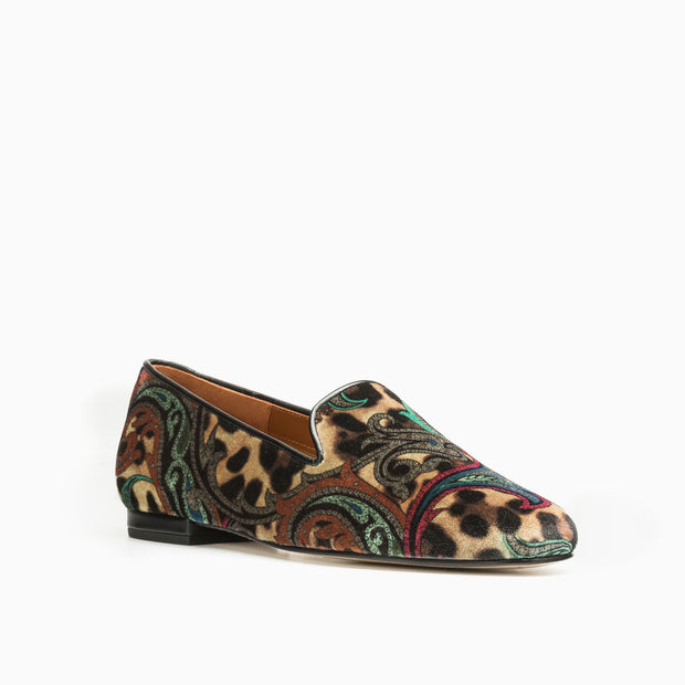 Jon Josef Gatsby Leopard Flat in Leo Cashemire