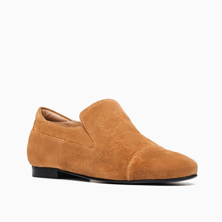 Jon Josef Moc Loafer in Cuoio Split Suede