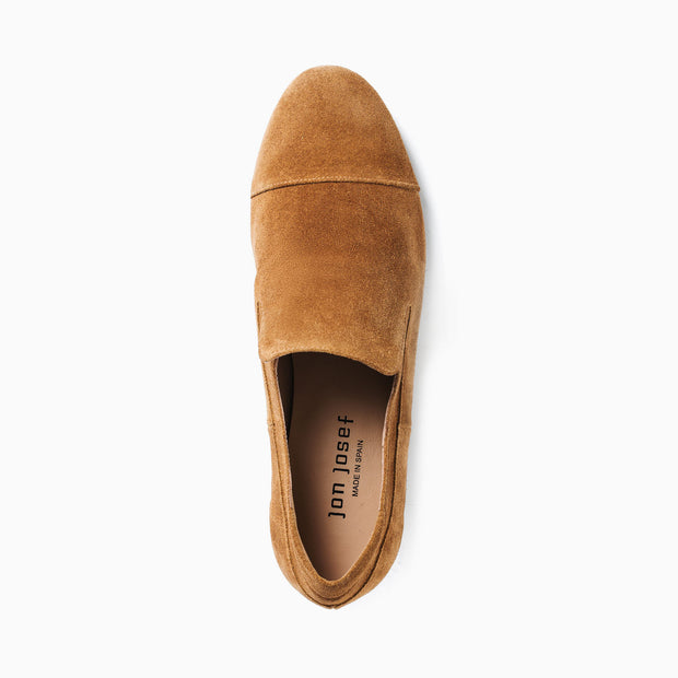 Jon Josef Moc Loafer in Cuoio Split Suede