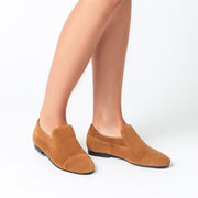 Jon Josef Moc Loafer in Cuoio Split Suede