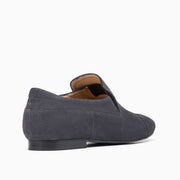 Jon Josef Moc Loafer in Grey Split Suede