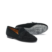 Jon Josef Taylor Loafer in Black Split Suede