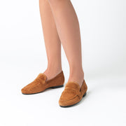 Jon Josef Taylor Loafer in Cuoio Split Suede