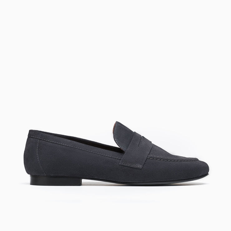 Jon Josef Taylor Loafer in Grey Split Suede