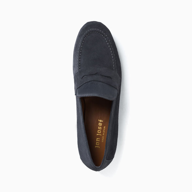 Jon Josef Taylor Loafer in Grey Split Suede